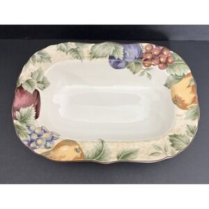 Noble Excellence Napa Valley Bowl 11" Oval Vegetable Serving Fruit Farmhouse